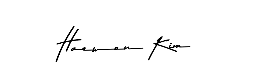 The best way (Asem Kandis PERSONAL USE) to make a short signature is to pick only two or three words in your name. The name Haewon Kim include a total of six letters. For converting this name. Haewon Kim signature style 9 images and pictures png