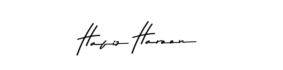 Use a signature maker to create a handwritten signature online. With this signature software, you can design (Asem Kandis PERSONAL USE) your own signature for name Hafiz Haroon. Hafiz Haroon signature style 9 images and pictures png