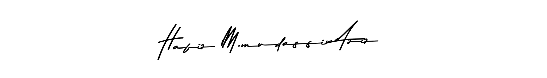 You should practise on your own different ways (Asem Kandis PERSONAL USE) to write your name (Hafiz M.mudassir Aziz) in signature. don't let someone else do it for you. Hafiz M.mudassir Aziz signature style 9 images and pictures png