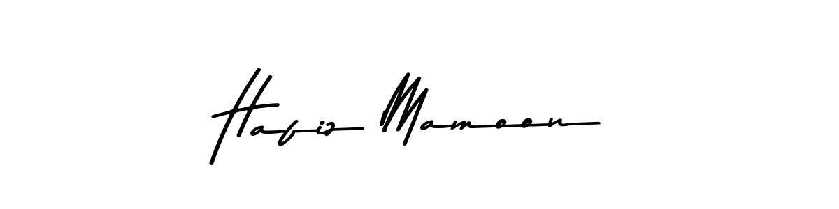 How to make Hafiz Mamoon name signature. Use Asem Kandis PERSONAL USE style for creating short signs online. This is the latest handwritten sign. Hafiz Mamoon signature style 9 images and pictures png