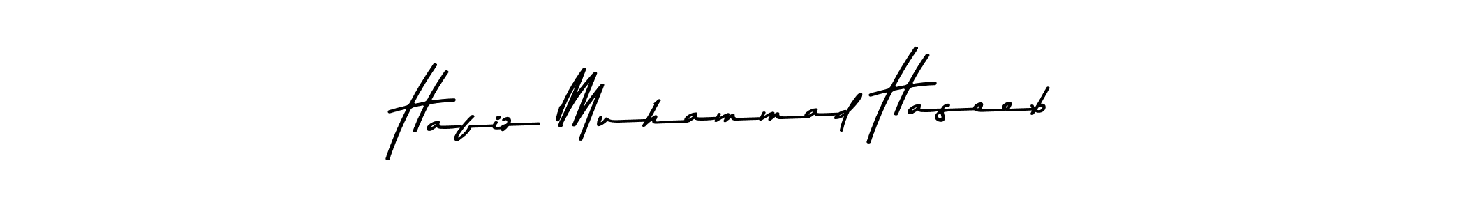 Use a signature maker to create a handwritten signature online. With this signature software, you can design (Asem Kandis PERSONAL USE) your own signature for name Hafiz Muhammad Haseeb. Hafiz Muhammad Haseeb signature style 9 images and pictures png