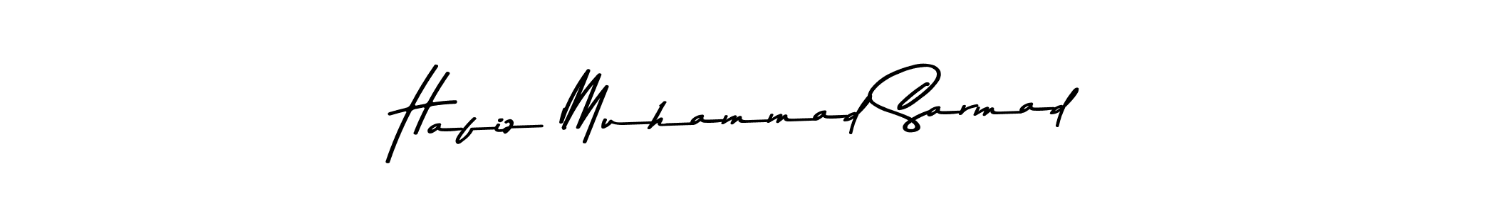 Design your own signature with our free online signature maker. With this signature software, you can create a handwritten (Asem Kandis PERSONAL USE) signature for name Hafiz Muhammad Sarmad. Hafiz Muhammad Sarmad signature style 9 images and pictures png