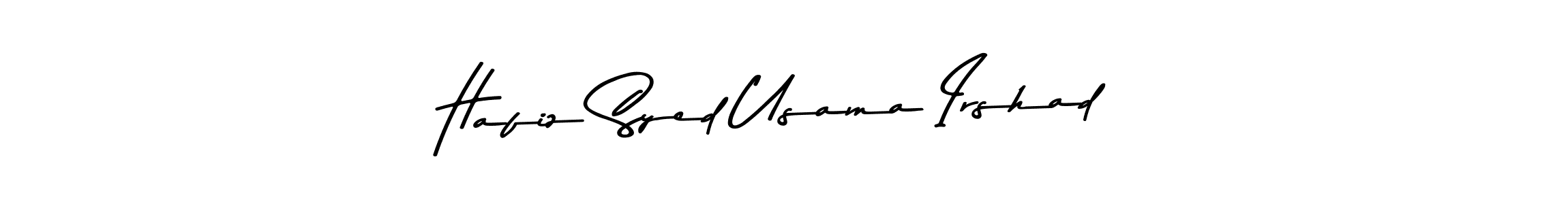 Design your own signature with our free online signature maker. With this signature software, you can create a handwritten (Asem Kandis PERSONAL USE) signature for name Hafiz Syed Usama Irshad. Hafiz Syed Usama Irshad signature style 9 images and pictures png