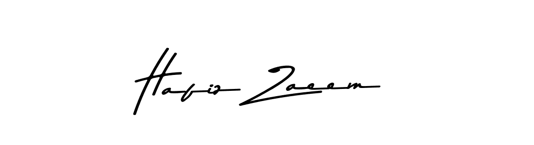 How to make Hafiz Zaeem name signature. Use Asem Kandis PERSONAL USE style for creating short signs online. This is the latest handwritten sign. Hafiz Zaeem signature style 9 images and pictures png