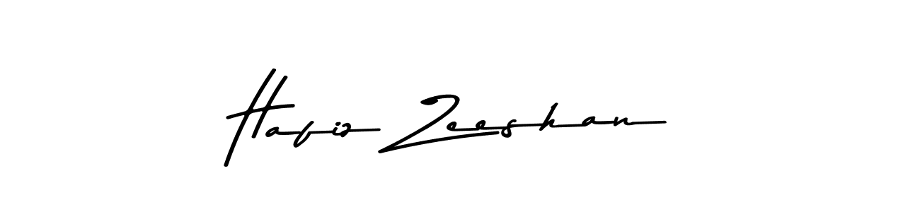 Create a beautiful signature design for name Hafiz Zeeshan. With this signature (Asem Kandis PERSONAL USE) fonts, you can make a handwritten signature for free. Hafiz Zeeshan signature style 9 images and pictures png