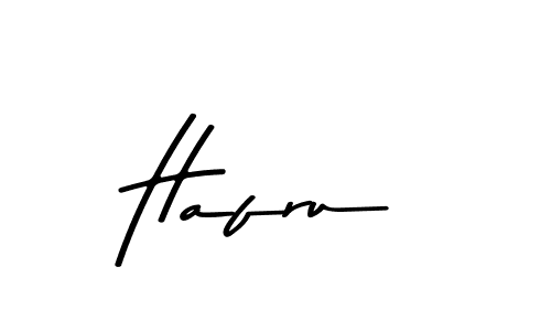 How to make Hafru signature? Asem Kandis PERSONAL USE is a professional autograph style. Create handwritten signature for Hafru name. Hafru signature style 9 images and pictures png