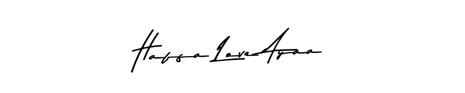 Create a beautiful signature design for name Hafsa Love Ayaa. With this signature (Asem Kandis PERSONAL USE) fonts, you can make a handwritten signature for free. Hafsa Love Ayaa signature style 9 images and pictures png