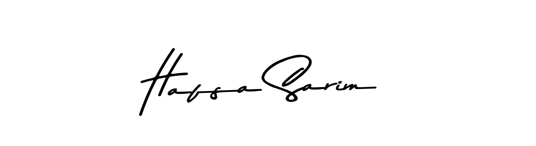 Hafsa Sarim stylish signature style. Best Handwritten Sign (Asem Kandis PERSONAL USE) for my name. Handwritten Signature Collection Ideas for my name Hafsa Sarim. Hafsa Sarim signature style 9 images and pictures png