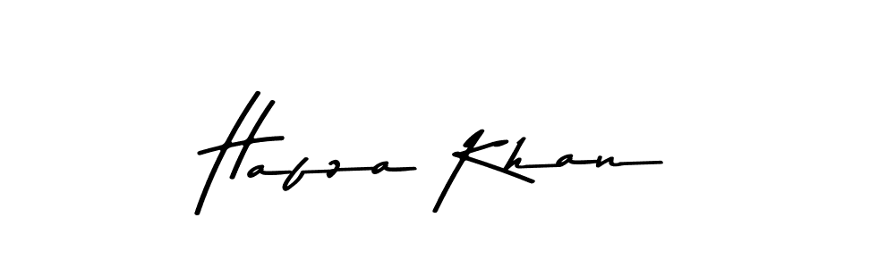 Design your own signature with our free online signature maker. With this signature software, you can create a handwritten (Asem Kandis PERSONAL USE) signature for name Hafza Khan. Hafza Khan signature style 9 images and pictures png