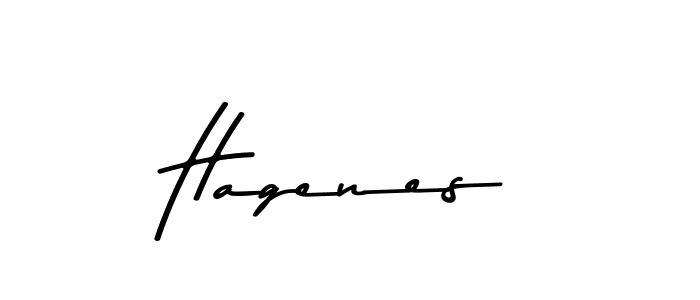 How to make Hagenes signature? Asem Kandis PERSONAL USE is a professional autograph style. Create handwritten signature for Hagenes name. Hagenes signature style 9 images and pictures png