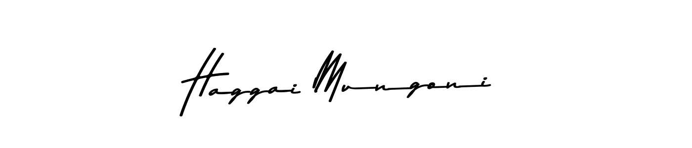 Create a beautiful signature design for name Haggai Mungoni. With this signature (Asem Kandis PERSONAL USE) fonts, you can make a handwritten signature for free. Haggai Mungoni signature style 9 images and pictures png