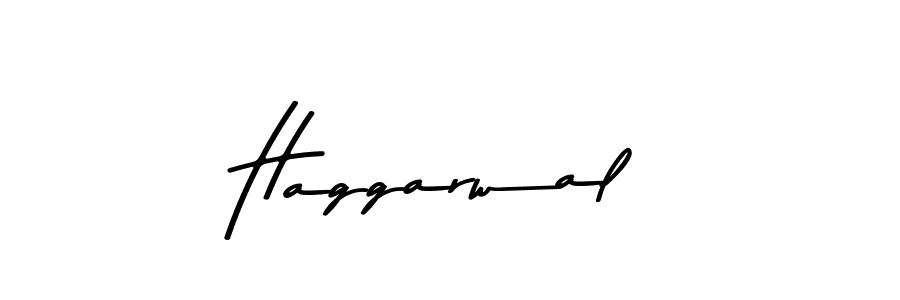 Haggarwal stylish signature style. Best Handwritten Sign (Asem Kandis PERSONAL USE) for my name. Handwritten Signature Collection Ideas for my name Haggarwal. Haggarwal signature style 9 images and pictures png