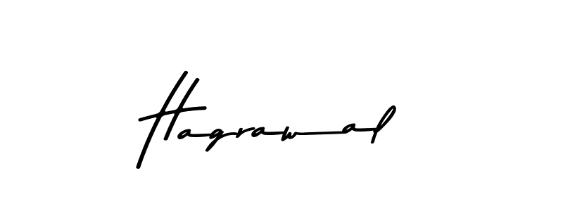 How to make Hagrawal signature? Asem Kandis PERSONAL USE is a professional autograph style. Create handwritten signature for Hagrawal name. Hagrawal signature style 9 images and pictures png