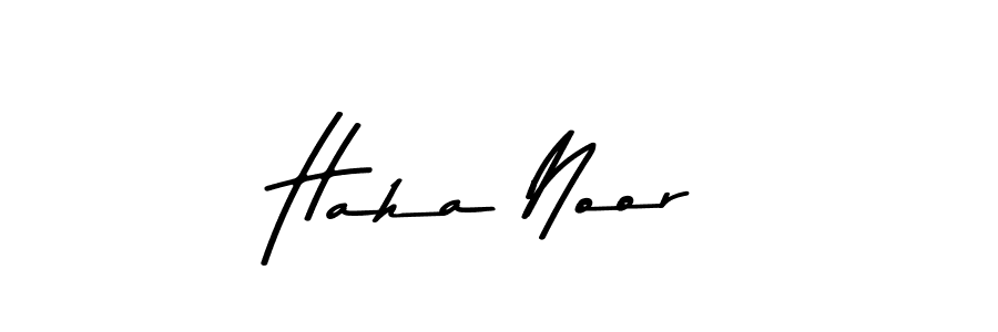 Use a signature maker to create a handwritten signature online. With this signature software, you can design (Asem Kandis PERSONAL USE) your own signature for name Haha Noor. Haha Noor signature style 9 images and pictures png