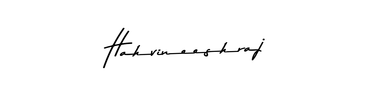 This is the best signature style for the Hahvineeshraj name. Also you like these signature font (Asem Kandis PERSONAL USE). Mix name signature. Hahvineeshraj signature style 9 images and pictures png