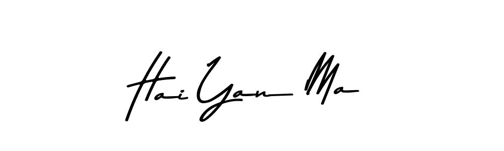 Make a beautiful signature design for name Hai Yan Ma. Use this online signature maker to create a handwritten signature for free. Hai Yan Ma signature style 9 images and pictures png