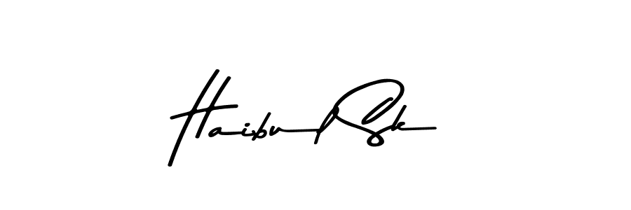 Create a beautiful signature design for name Haibul Sk. With this signature (Asem Kandis PERSONAL USE) fonts, you can make a handwritten signature for free. Haibul Sk signature style 9 images and pictures png