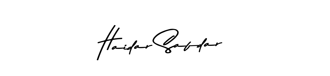 Make a short Haidar Safdar signature style. Manage your documents anywhere anytime using Asem Kandis PERSONAL USE. Create and add eSignatures, submit forms, share and send files easily. Haidar Safdar signature style 9 images and pictures png