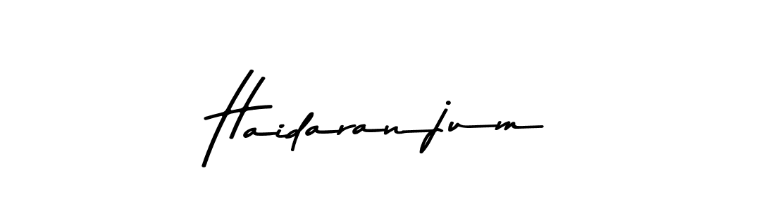 Also we have Haidaranjum name is the best signature style. Create professional handwritten signature collection using Asem Kandis PERSONAL USE autograph style. Haidaranjum signature style 9 images and pictures png