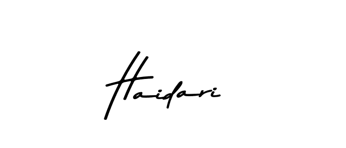 Similarly Asem Kandis PERSONAL USE is the best handwritten signature design. Signature creator online .You can use it as an online autograph creator for name Haidari. Haidari signature style 9 images and pictures png