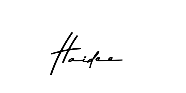 Also we have Haidee name is the best signature style. Create professional handwritten signature collection using Asem Kandis PERSONAL USE autograph style. Haidee signature style 9 images and pictures png