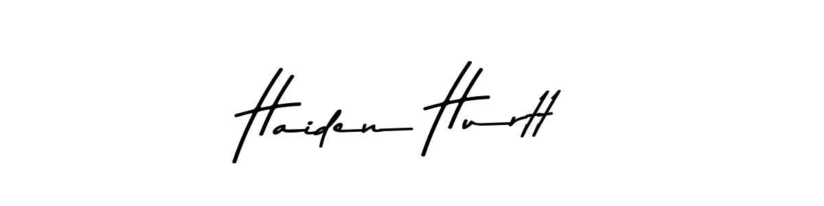Asem Kandis PERSONAL USE is a professional signature style that is perfect for those who want to add a touch of class to their signature. It is also a great choice for those who want to make their signature more unique. Get Haiden Hurtt name to fancy signature for free. Haiden Hurtt signature style 9 images and pictures png