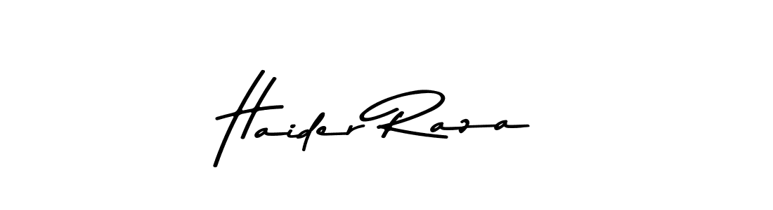 How to make Haider Raza signature? Asem Kandis PERSONAL USE is a professional autograph style. Create handwritten signature for Haider Raza name. Haider Raza signature style 9 images and pictures png