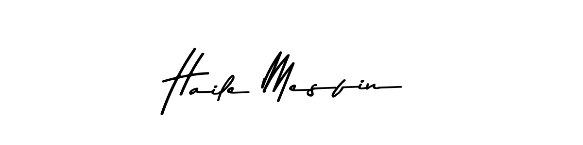 Make a beautiful signature design for name Haile Mesfin. Use this online signature maker to create a handwritten signature for free. Haile Mesfin signature style 9 images and pictures png