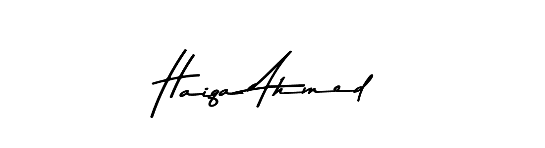 Use a signature maker to create a handwritten signature online. With this signature software, you can design (Asem Kandis PERSONAL USE) your own signature for name Haiqa Ahmed. Haiqa Ahmed signature style 9 images and pictures png