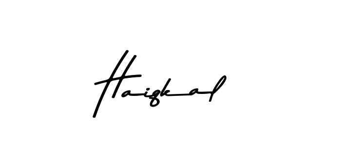 Make a beautiful signature design for name Haiqkal. Use this online signature maker to create a handwritten signature for free. Haiqkal signature style 9 images and pictures png