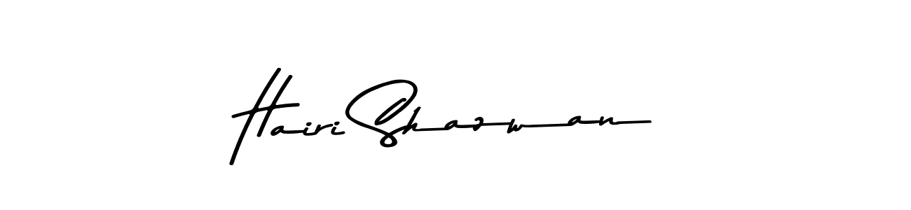 You should practise on your own different ways (Asem Kandis PERSONAL USE) to write your name (Hairi Shazwan) in signature. don't let someone else do it for you. Hairi Shazwan signature style 9 images and pictures png