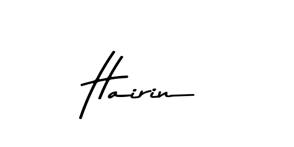Use a signature maker to create a handwritten signature online. With this signature software, you can design (Asem Kandis PERSONAL USE) your own signature for name Hairin. Hairin signature style 9 images and pictures png