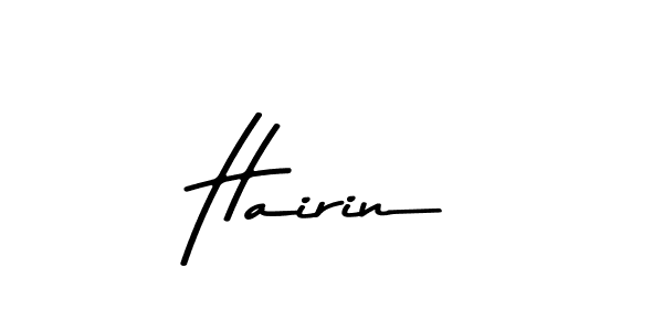 Use a signature maker to create a handwritten signature online. With this signature software, you can design (Asem Kandis PERSONAL USE) your own signature for name Hairin. Hairin signature style 9 images and pictures png