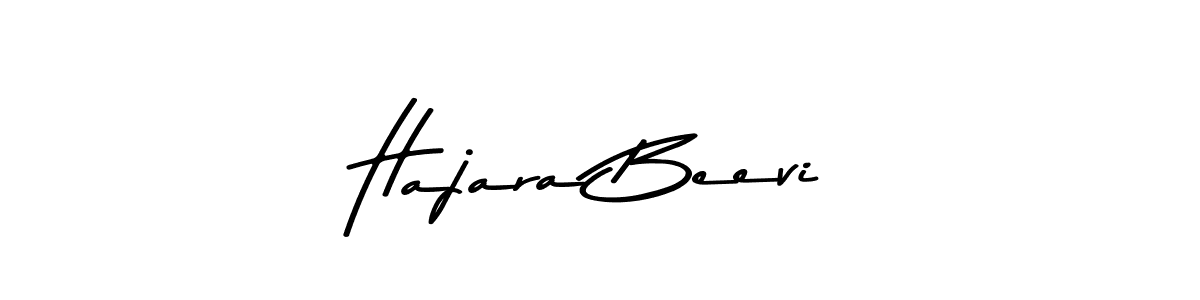 Hajara Beevi stylish signature style. Best Handwritten Sign (Asem Kandis PERSONAL USE) for my name. Handwritten Signature Collection Ideas for my name Hajara Beevi. Hajara Beevi signature style 9 images and pictures png
