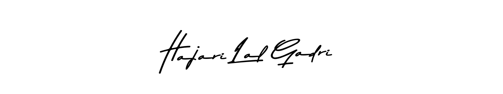 Similarly Asem Kandis PERSONAL USE is the best handwritten signature design. Signature creator online .You can use it as an online autograph creator for name Hajari Lal Gadri. Hajari Lal Gadri signature style 9 images and pictures png