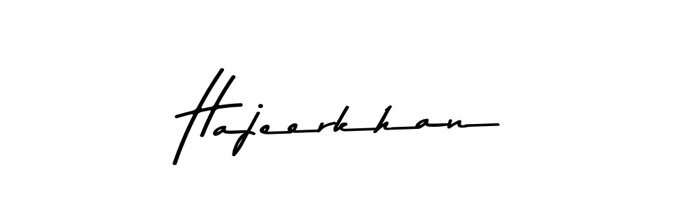 The best way (Asem Kandis PERSONAL USE) to make a short signature is to pick only two or three words in your name. The name Hajeerkhan include a total of six letters. For converting this name. Hajeerkhan signature style 9 images and pictures png