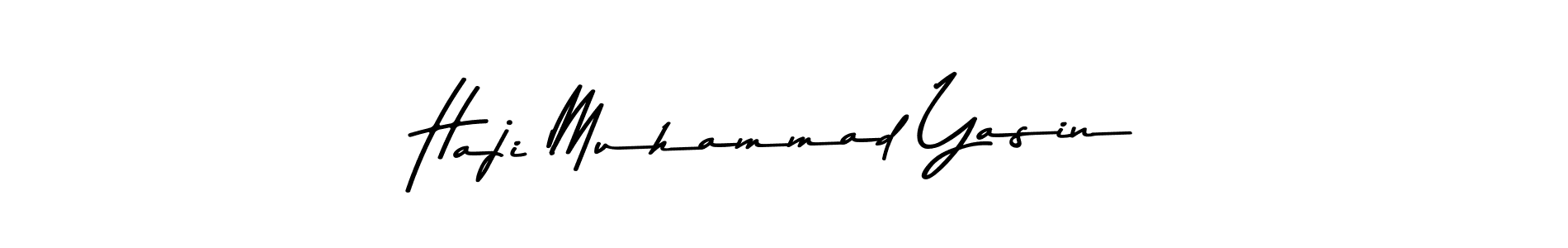 Make a beautiful signature design for name Haji Muhammad Yasin. Use this online signature maker to create a handwritten signature for free. Haji Muhammad Yasin signature style 9 images and pictures png