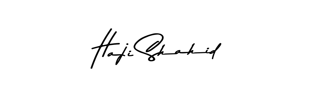 The best way (Asem Kandis PERSONAL USE) to make a short signature is to pick only two or three words in your name. The name Haji Shahid include a total of six letters. For converting this name. Haji Shahid signature style 9 images and pictures png