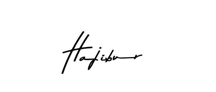 How to make Hajibur signature? Asem Kandis PERSONAL USE is a professional autograph style. Create handwritten signature for Hajibur name. Hajibur signature style 9 images and pictures png