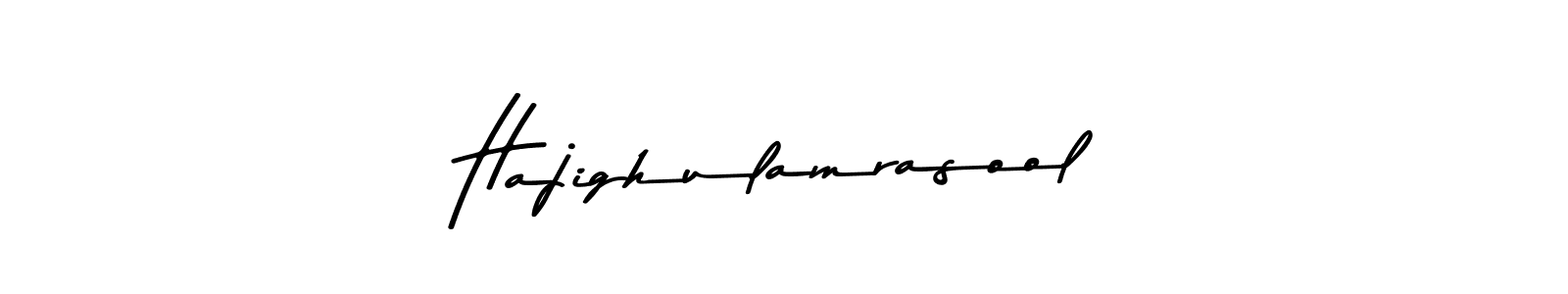 Once you've used our free online signature maker to create your best signature Asem Kandis PERSONAL USE style, it's time to enjoy all of the benefits that Hajighulamrasool name signing documents. Hajighulamrasool signature style 9 images and pictures png