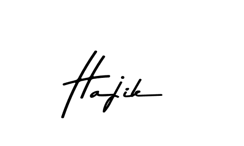 Create a beautiful signature design for name Hajik. With this signature (Asem Kandis PERSONAL USE) fonts, you can make a handwritten signature for free. Hajik signature style 9 images and pictures png