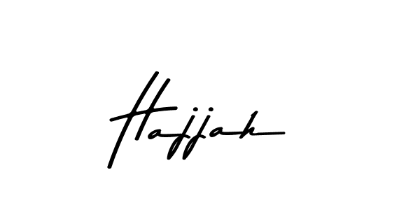 How to make Hajjah name signature. Use Asem Kandis PERSONAL USE style for creating short signs online. This is the latest handwritten sign. Hajjah signature style 9 images and pictures png