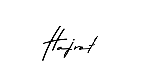 Create a beautiful signature design for name Hajrot. With this signature (Asem Kandis PERSONAL USE) fonts, you can make a handwritten signature for free. Hajrot signature style 9 images and pictures png