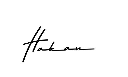 Design your own signature with our free online signature maker. With this signature software, you can create a handwritten (Asem Kandis PERSONAL USE) signature for name Hakan. Hakan signature style 9 images and pictures png