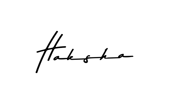 Use a signature maker to create a handwritten signature online. With this signature software, you can design (Asem Kandis PERSONAL USE) your own signature for name Haksha. Haksha signature style 9 images and pictures png