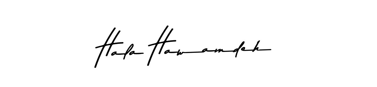 Asem Kandis PERSONAL USE is a professional signature style that is perfect for those who want to add a touch of class to their signature. It is also a great choice for those who want to make their signature more unique. Get Hala Hawamdeh name to fancy signature for free. Hala Hawamdeh signature style 9 images and pictures png
