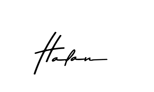 Halan stylish signature style. Best Handwritten Sign (Asem Kandis PERSONAL USE) for my name. Handwritten Signature Collection Ideas for my name Halan. Halan signature style 9 images and pictures png