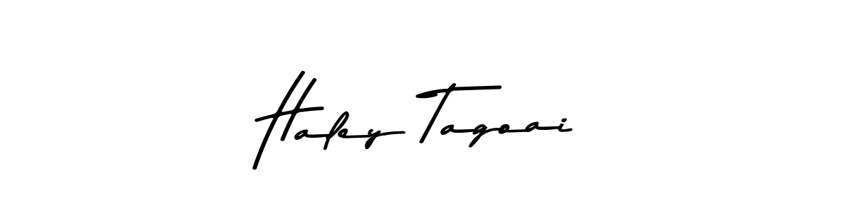 Haley Tagoai stylish signature style. Best Handwritten Sign (Asem Kandis PERSONAL USE) for my name. Handwritten Signature Collection Ideas for my name Haley Tagoai. Haley Tagoai signature style 9 images and pictures png