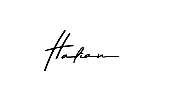 Also we have Halian name is the best signature style. Create professional handwritten signature collection using Asem Kandis PERSONAL USE autograph style. Halian signature style 9 images and pictures png