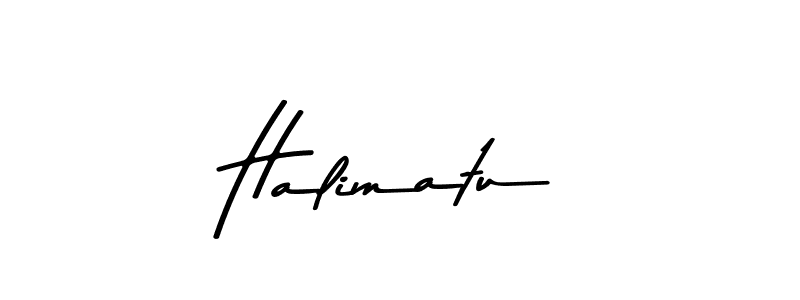 Make a beautiful signature design for name Halimatu. With this signature (Asem Kandis PERSONAL USE) style, you can create a handwritten signature for free. Halimatu signature style 9 images and pictures png